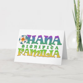 Ohana significant familia - All Occasion Blank Car Kaart