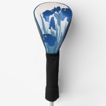 Ohara Koson  Japans Fine Art Blauw Irissen