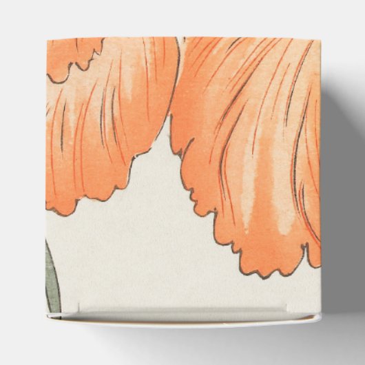 Ohara Koson, Japans Sinaasappel klaproos - Dank u Bedankdoosjes (Bovenkant)