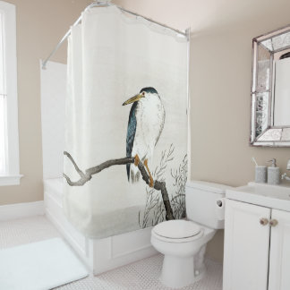  Ohara Koson japans vogel Douchegordijn