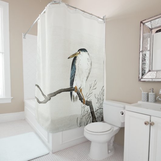  Ohara Koson japans vogel Douchegordijn (In situ)