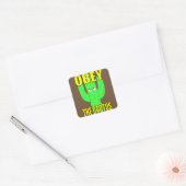 Ohbey Sticker Carré Cactus (Enveloppe)