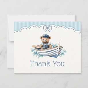 Ohé C'est un Ours Garçon Baby Shower Merci