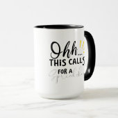 Ohh dit vraagt om een Spreadsheet Accountant kanto Mok (Voorkant rechts)