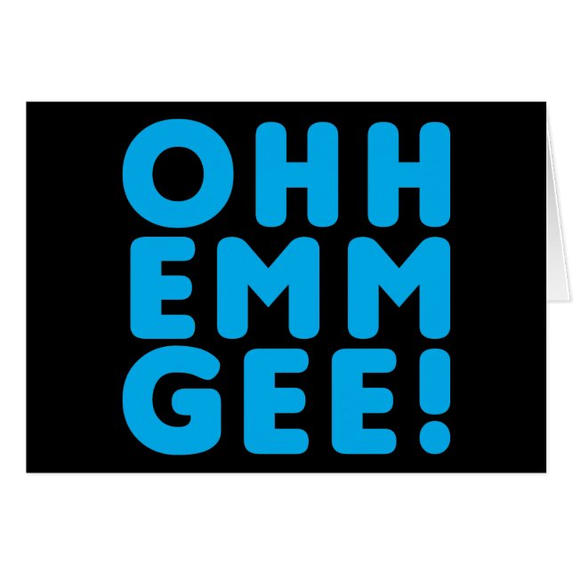 Ohh Emm Gee ! (Devant horizontal)
