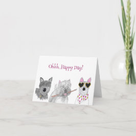 Ohh Gelukkige Dag!  Kaart