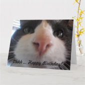 Ohhh ... Joyeux anniversaire ! Grande carte d'anni (Fleur jaune)