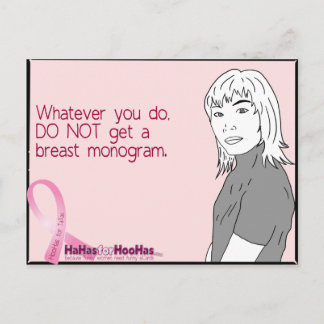 Ohhh, Mammogram ... Briefkaart