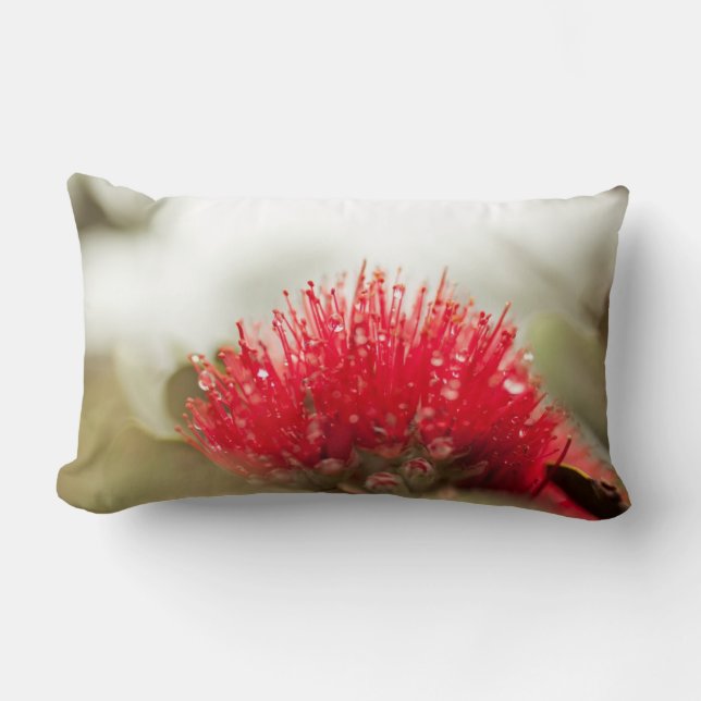 Ohia Lehua Flower Pillow Kussen (Voorkant)