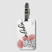 Ohia Lehua Mod Aloha Bagagelabel (Voorkant (verticaal))