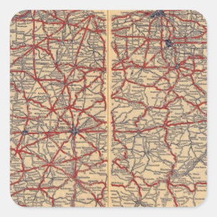 Ohio 14 vierkante sticker