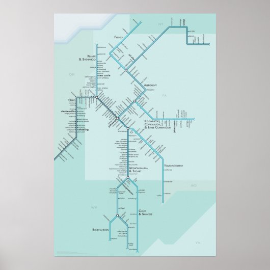 Ohio 20 x 30 inch poster (Voorkant)