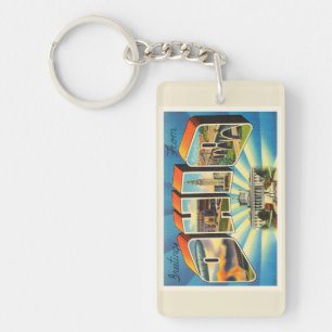 Ohio #2 OH Old Vintage Travel Souvenir Sleutelhanger