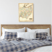 Ohio 5 canvas afdruk (Insitu (Slaapkamer))