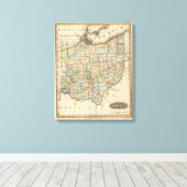 Ohio 5 canvas afdruk (Insitu (Houten vloer))