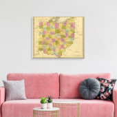 Ohio 9 canvas afdruk (Insitu (Woonkamer))