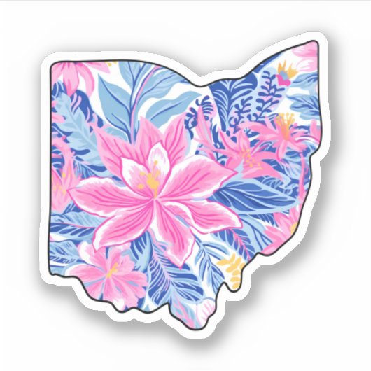 Ohio - Autocollant d'été - Inspiré Lilly (Devant)