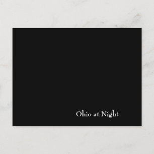 Ohio bij nacht briefkaart