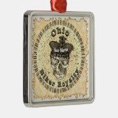 Ohio Biker  Metalen Ornament (Rechts)