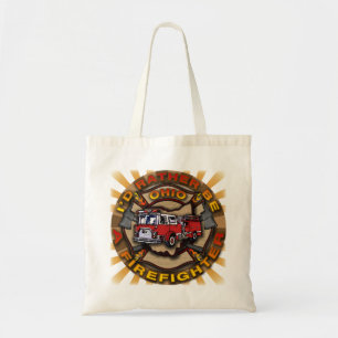 Ohio Brandweerman Boodschappentas Tote Bag