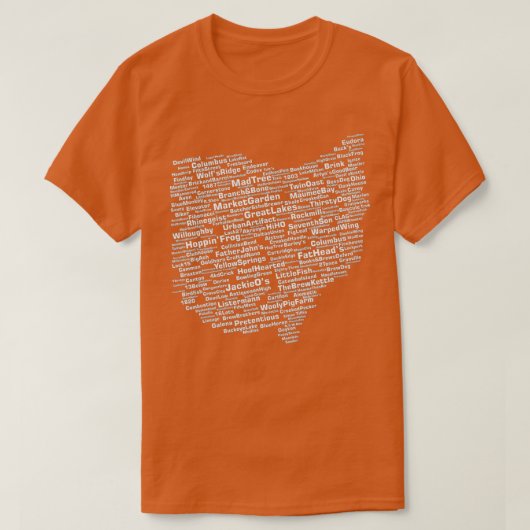 Ohio Breweries T-shirt (Design voorkant)