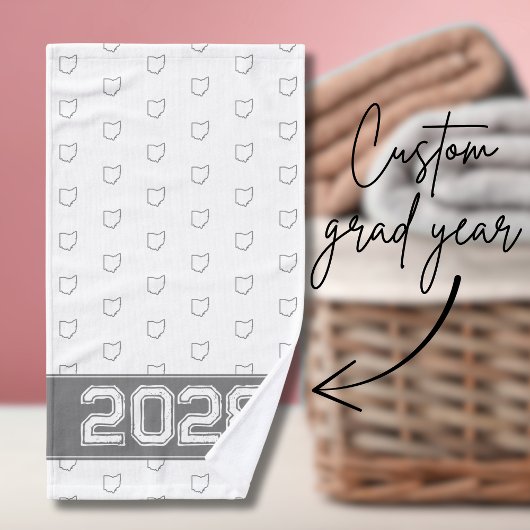 Ohio Buckeye gris et blanc