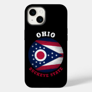 OHIO BUCKEYE STATE FLAG Case-Mate iPhone 14 HOESJE