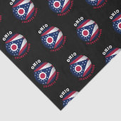 OHIO BUCKEYE STATE FLAG TISSUEPAPIER (Detail)