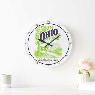 Ohio Buckeye State Herten Grote Klok
