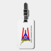 OHIO CINCINNATI MISSIE LDS CTR BAGAGELABEL (Voorkant verticaal)