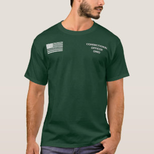 Ohio Correctionaris Thin Grey Line Flag T-shirt
