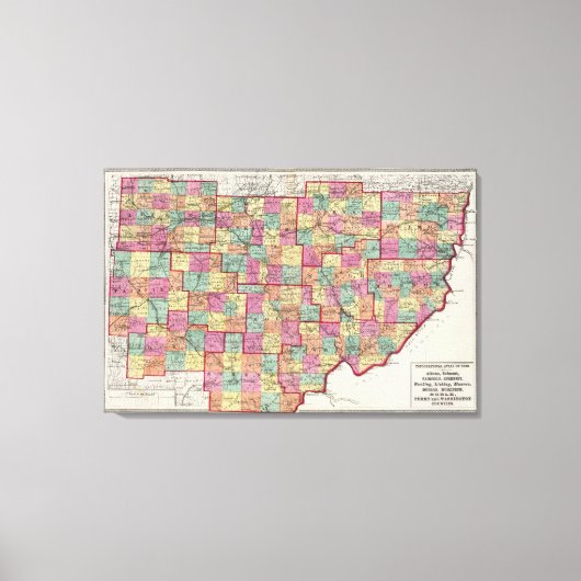Ohio County Canvas Afdruk (Voorkant)