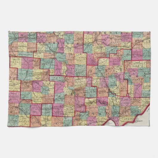 Ohio County Theedoek (Horizontaal)