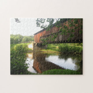 Ohio Covered Bridge en Stream Legpuzzel