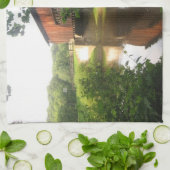 Ohio Covered Bridge en Stream Theedoek (Gevouwen)