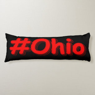 "#Ohio " Cute Design. Bestel nu Lichaamskussen