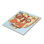 Ohio Dad custom Tegeltje (Zijkant)