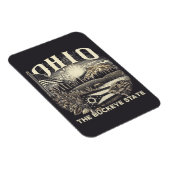 Ohio de Buckeye staat Magneet (Rechterzijde)