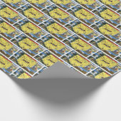 Ohio De Buckeye State vintage Cadeaupapier (Hoek)