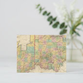 Ohio en Indiana Briefkaart (Staand voorkant)