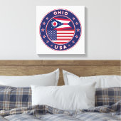 Ohio, États-Unis, Ohio poster, toile murale (Insitu(Chambre))