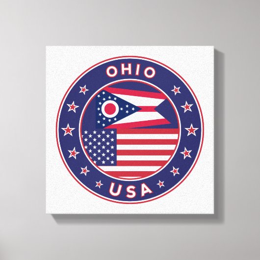 Ohio, États-Unis, Ohio poster, toile murale (Recto)