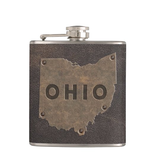 Ohio Faux Leather Monogrammed Heupfles (Voorkant)