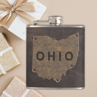 Ohio Faux Leather Monogrammed Heupfles