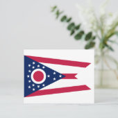 Ohio Flag Briefkaart (Staand voorkant)