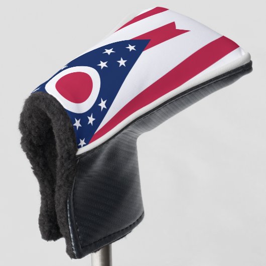 Ohio Flag Golfheadcover (3/4 voorkant)