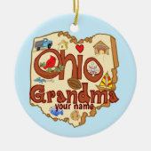 Ohio Grandma Keramisch Ornament (Voorkant)