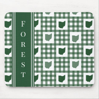 Ohio Groen Gingham Muismat