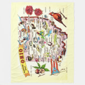 Ohio Groeten Fleece Deken (Voorkant)