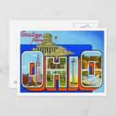 Ohio-groeten uit de VS Briefkaart (Voorkant / Achterkant)